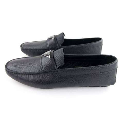 prada saffiano loafers.